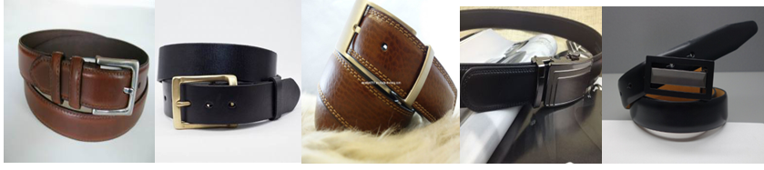 Faux leather leather belts quality control